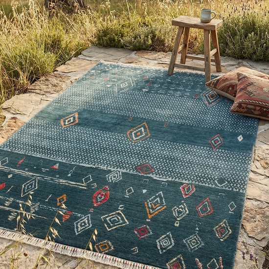 Noctra, El Dokuma Tencel Halı