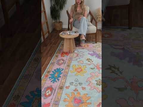 Pastel Rüya – Bohem Çiçekli Halı - MV 3942