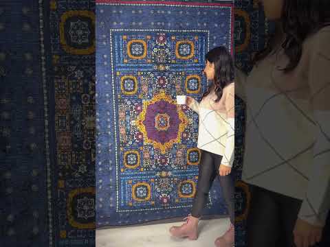 Derin Mavi Kafkas Halısı - MV 3029